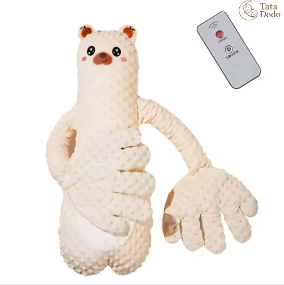 Infant Pillow Hand Remote Controlled Soothing For Baby Sleep Cartoon Plush Toddler Comforting Hand