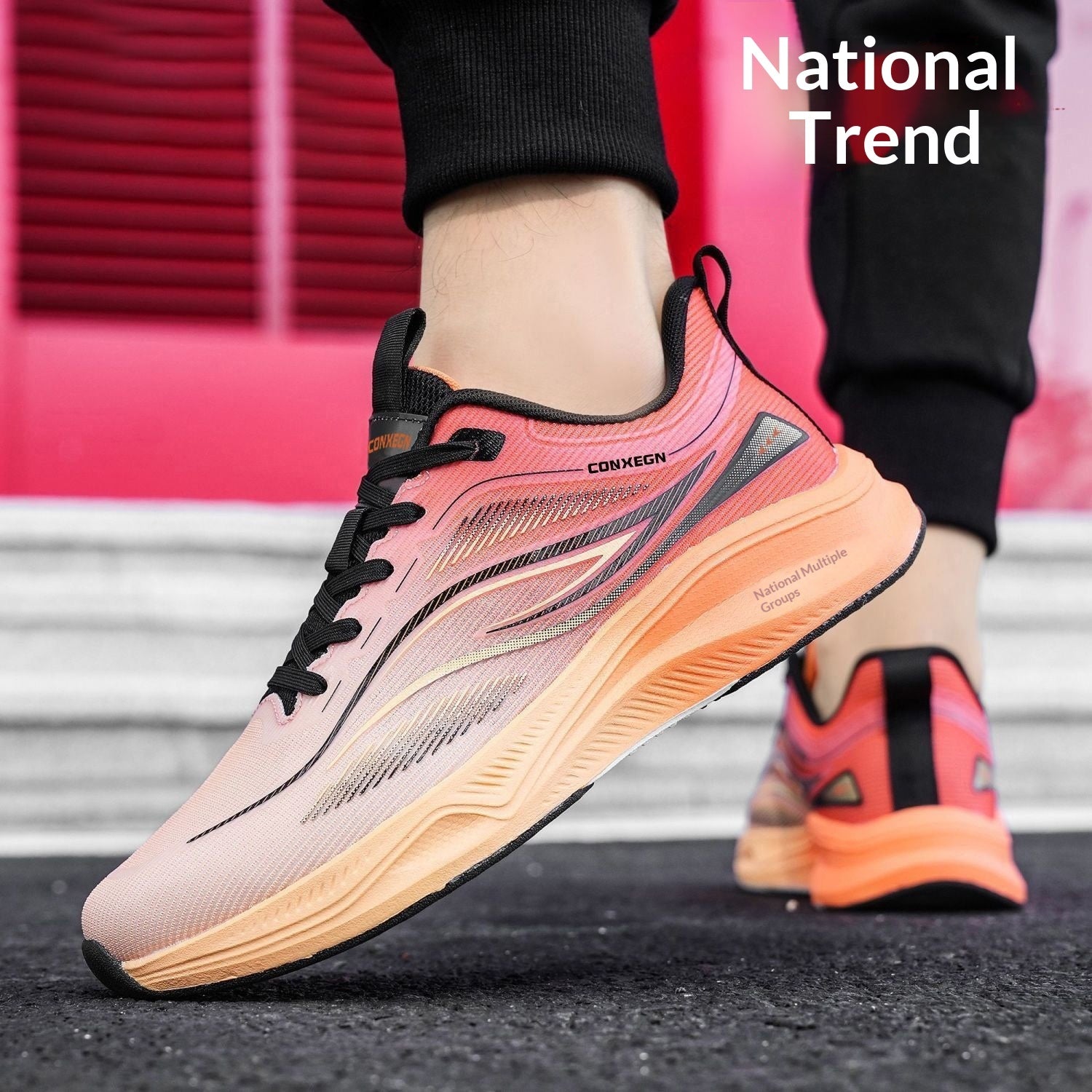Mens Spring Autumn Fashionable Trendy Casual Running Shoes