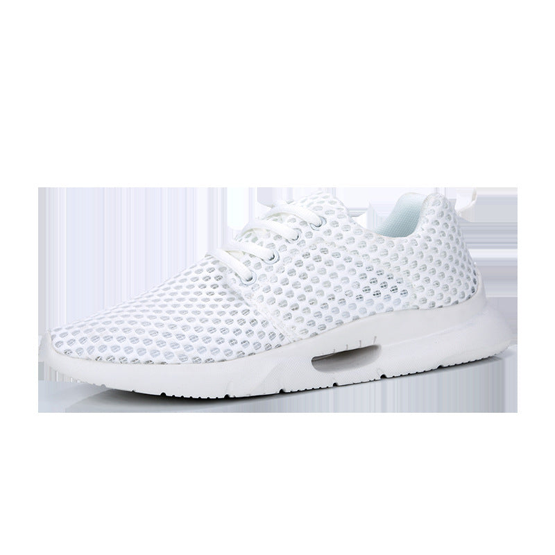 Flyknit Mesh Shoes Large-size Mens Lightweight And Breathable Athletic Shoes