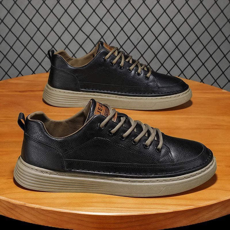 Autumn Men's Safety Shoes Black Sports Sneakers