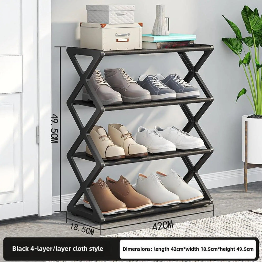 Shoe Rack for Front Door Entrance Shelving Lightweight Large Capacity Shelf Easy Assembly Shoe Shelf Modern Shoe Stand