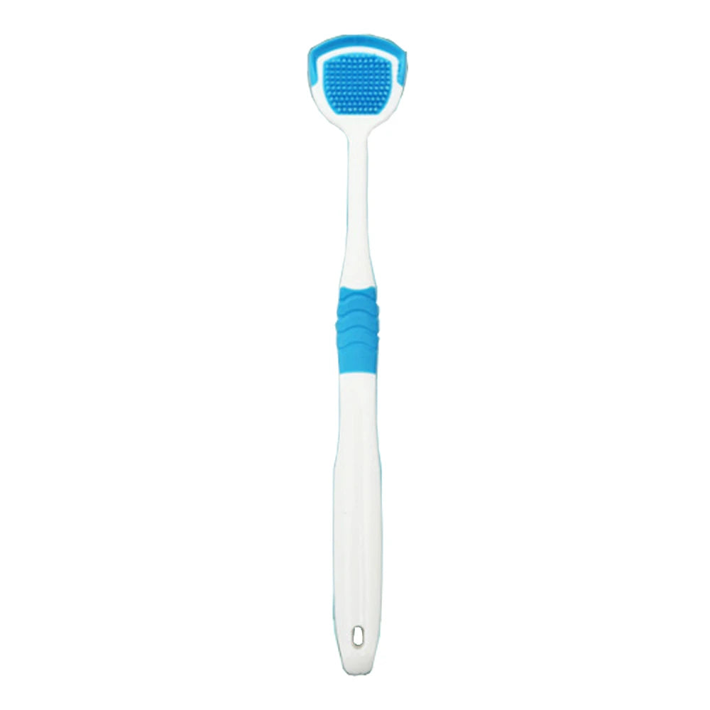 Tongue Cleaners Adult Kids Reusable Silicone Tongue Scraper Brush Washable Tongue Cleaning Tool Fresh Breath Oral Hygiene
