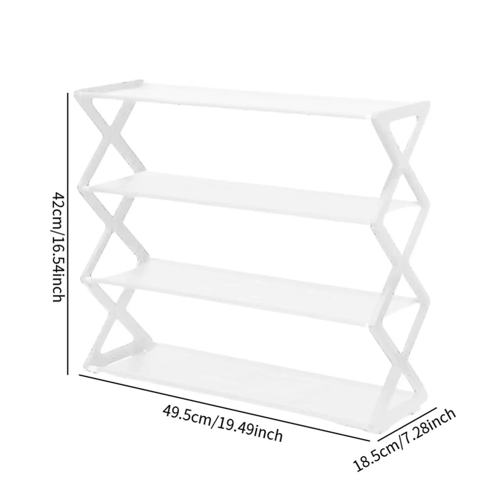 Shoe Rack for Front Door Entrance Shelving Lightweight Large Capacity Shelf Easy Assembly Shoe Shelf Modern Shoe Stand