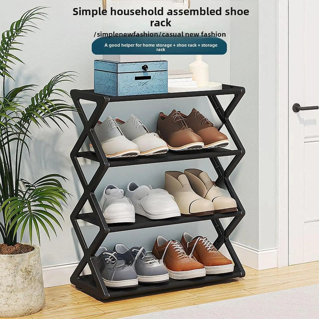 Shoe Rack for Front Door Entrance Shelving Lightweight Large Capacity Shelf Easy Assembly Shoe Shelf Modern Shoe Stand