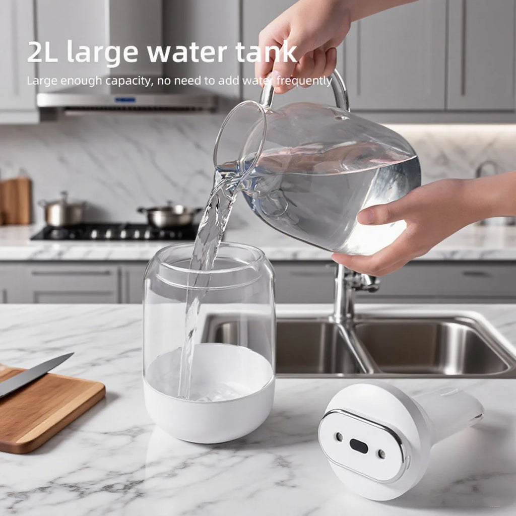 2L Double Nozzle Air Humidifier USB Aroma Diffuser Essential Oil Purifier Aromatherapy Mist Maker Color Lights For Home Bedroom