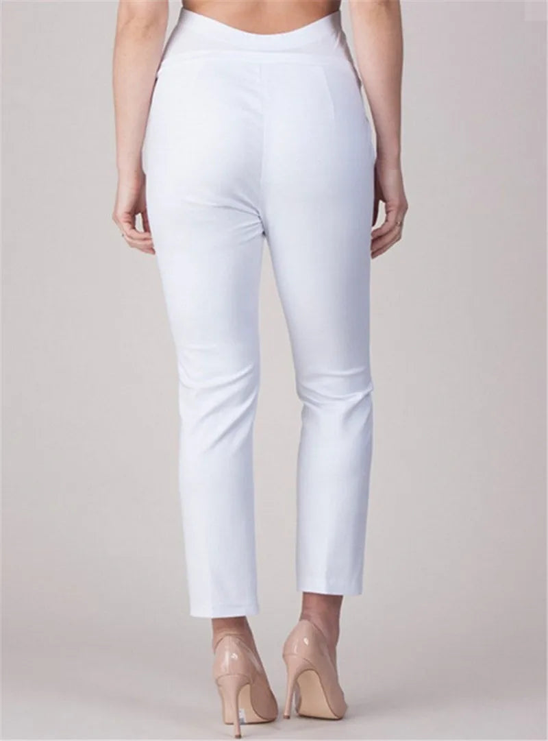Maternity Clothes Premama High Waist Leggings Pants Skinny Pregnant Women Elastic Trouser Pregnancy Belly Extender Stretch Pants