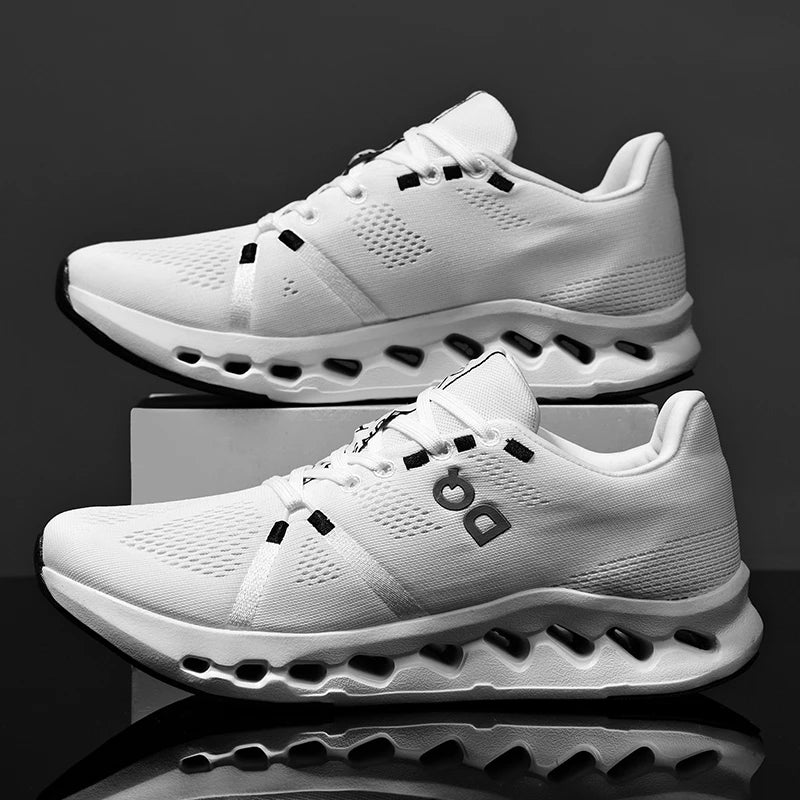 New men's sports shoes breathable mesh shoes casual shoes outdoor running shoes with cushioning and lightweight design