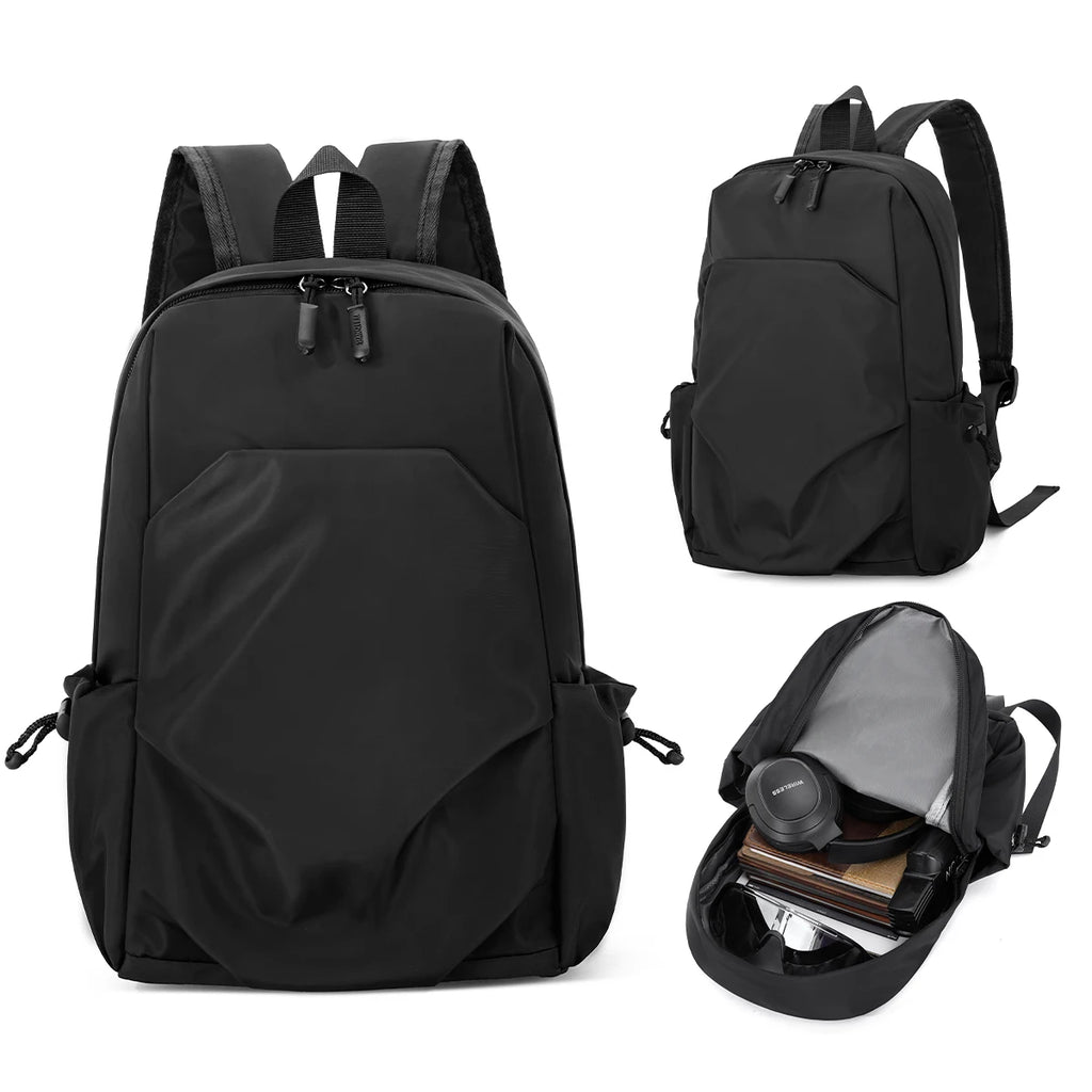 Lightweight Mini Backpack for Men, Versatile for Travel, Outdoor Hiking, Mountaineering, Casual Small Backpack, Student School Bag, Fishing, Outings, Meetings