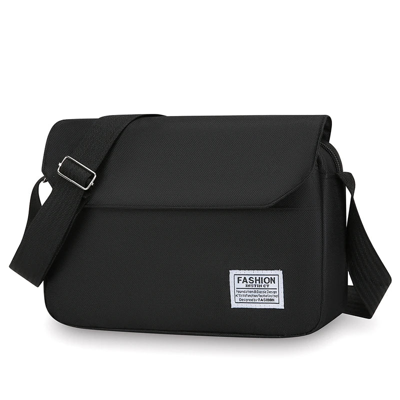 Quick Access Crossbody Messenger Bag Heavy Duty Nylon Multi Pocket Organizer Business Commute Hiking Cycling Travel Water