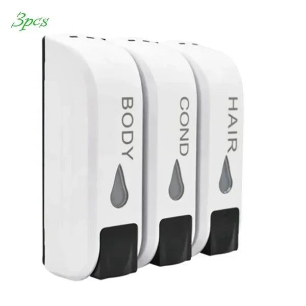 Practical Wall-mounted Soap Dispenser 1/2/3Pcs Shower Gel Hand Soap Shampoo Bathroom And Kitchen Soap Bottle