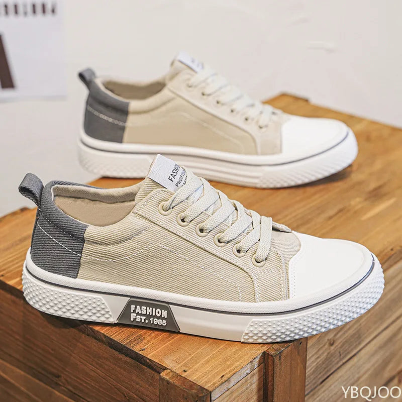 Lightweight breathable Men Shoes New Canvas Shoes Comfortable Plus Size Wear Resistant Fashionable Men Casual Sneakers