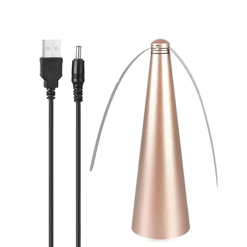 Electric Insect Repellent Fan: USB/Battery Powered Tabletop Fly Killer for Kitchen Outdoor Food Safety Device