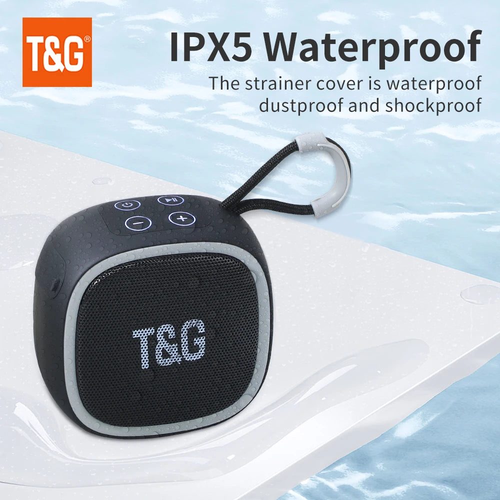 Bluetooth Speaker Mini Portable Wireless Powerful Speakers TWS BT 5.3 Sound Box HIFI Loudspeaker Supports TF Card Radio TG659