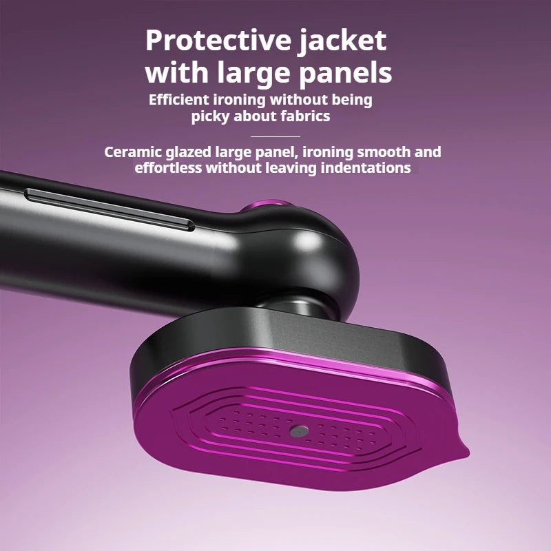 Mini Rotating Electric Travel Iron Dual Steam and Dry Use Portable Water Spray Gentle on Clothes Fast Heating Garment Care Tool