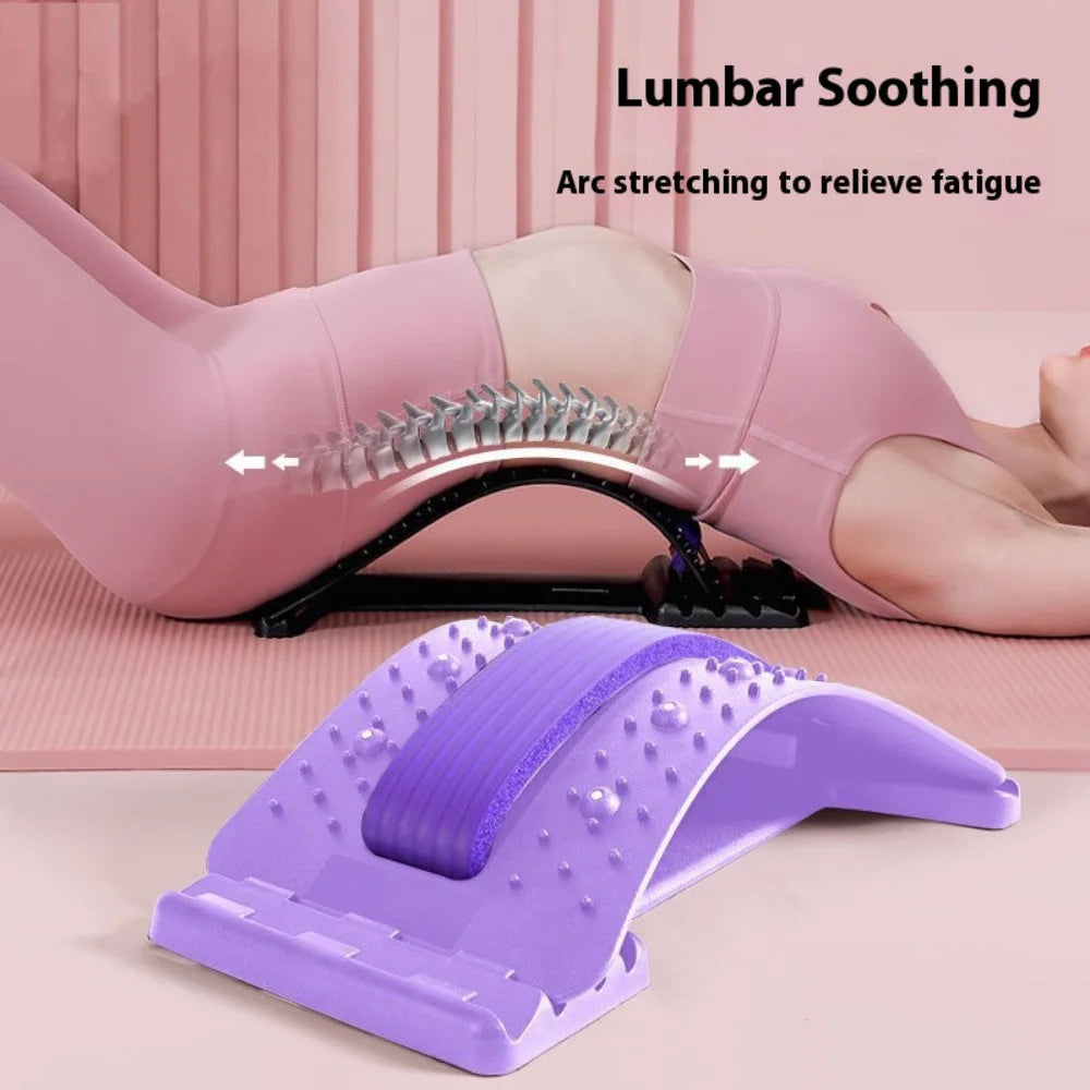 Back Stretcher Lower Upper Lumbar Spine Support Pillow Neck Orthopedic Traction Frame Sporting Fitness Tool Shoulder Ergonomic