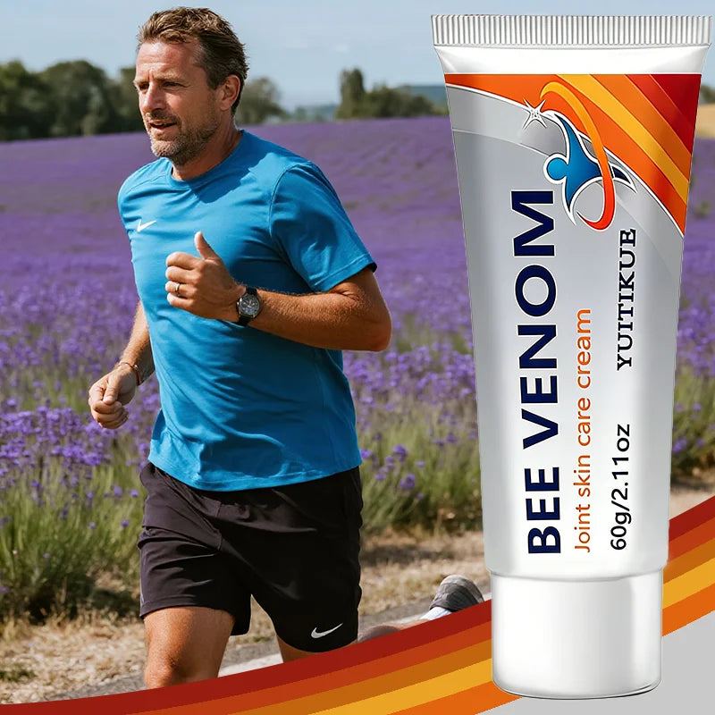 Yuitikue Bee Venom Joint Care Cream, 60g Deep Penetrating Joint Skin Care Cream for Muscle & Joint Relaxation
