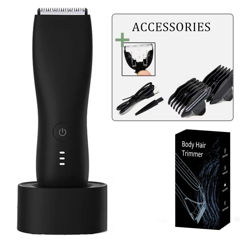 Professional Hair Clipper Rechargeable Beard Trimmer Hair Cutting Machine Electric Shaver For Body Hair Shaving Safety Razor
