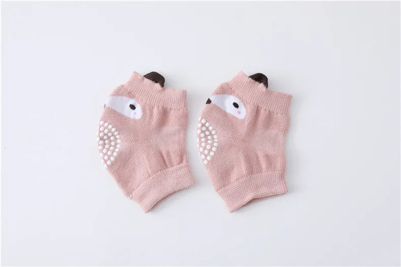 Children's Knee and Elbow Pads Spring and Summer Baby Loop Socks Adhesive Anti Slip and Anti Fall Crawling Protective Equipment