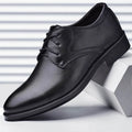Man Dress Shoes Leather Lace Up Derby Wedding Shoes