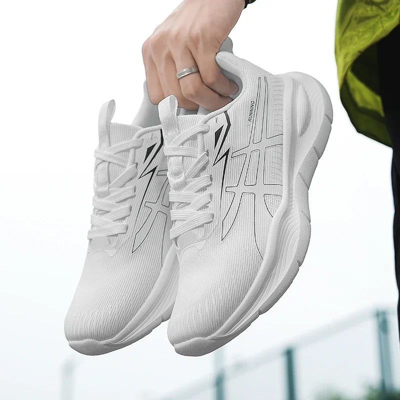 Men's Women EVA Mesh Upper Breathable Running Shoes Soft Shock Absorbing Sports Shoes Unisex Sneakers Lightweight Footwear