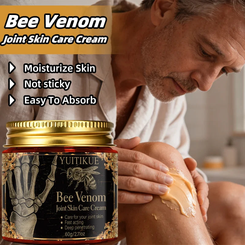 Bee venom joint skin care cream, cares for your joint skin with fast-acting deep penetration, suitable for all skin types