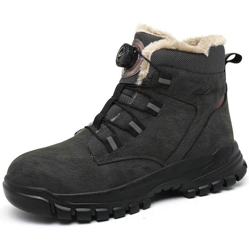Work Safety Boots Men Waterproof Security Boots lightweight Industrial Steel Toe Work Shoes Protective Men Safety Shoes Size 48
