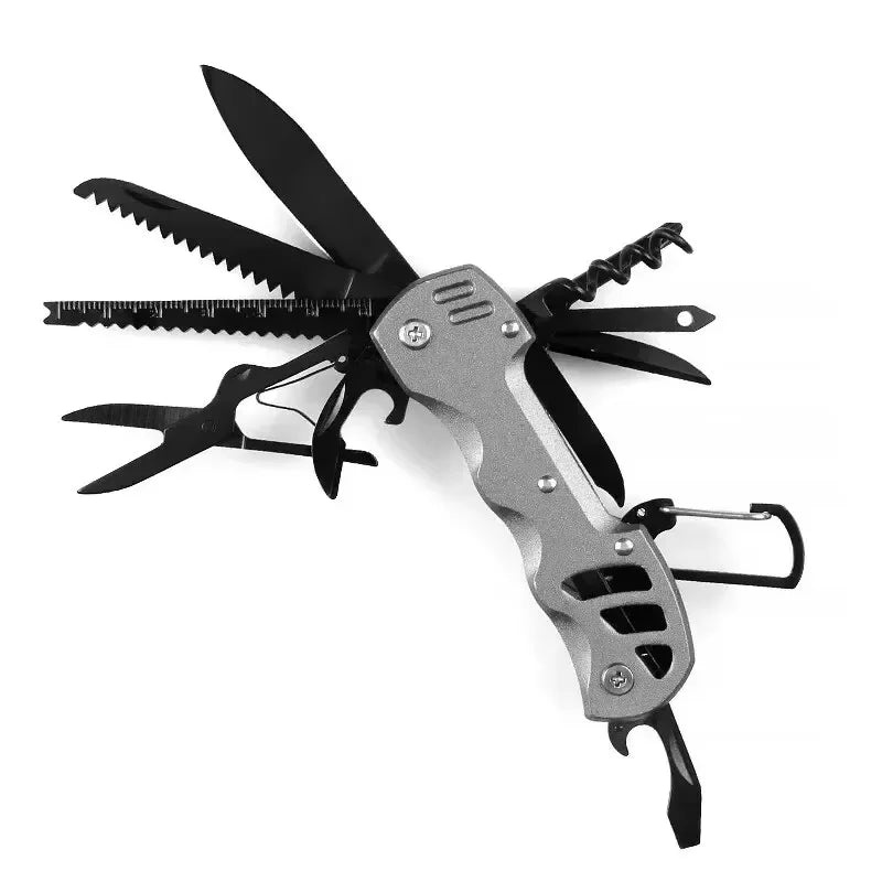 Multifunctional Folding Pocket Knife Portable Stainless Steel Outdoor Camping Emergency Tool Survival Gear
