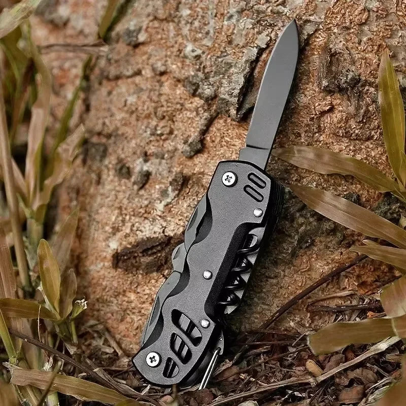 Multifunctional Folding Pocket Knife Portable Stainless Steel Outdoor Camping Emergency Tool Survival Gear