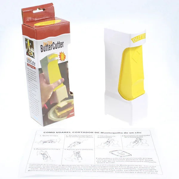 New Butter Cutter Cheese Slicer and Portioner for Hard and Soft Cheese Easy Slice Dispenser Kitchen Tool
