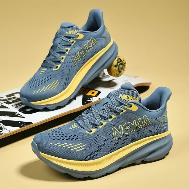 New Running Shoes Breathable Cushioning Luxury shoes Trainer Race Outdoor Couple Non-Slip Jogging Sneakers Mesh Off-road Shoes