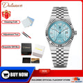 Luxury Automatic Mechanical DULUNWE Men's Watch Date Man Watch Waterproof Luminous Business Watches For Men Reloj