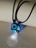 Luminous 100 Languages I Love You Necklace, Glow in the Dark Couple Pendant Necklace, Couple Gift for Boyfriend Girlfriend