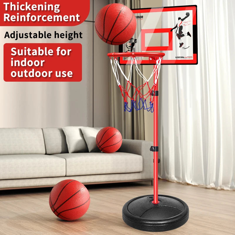 Elevatable Mobile Indoor Shooting Frame - Outdoor Training and Entertainment Basketball Frame - Adjustable Height Portable Outdo