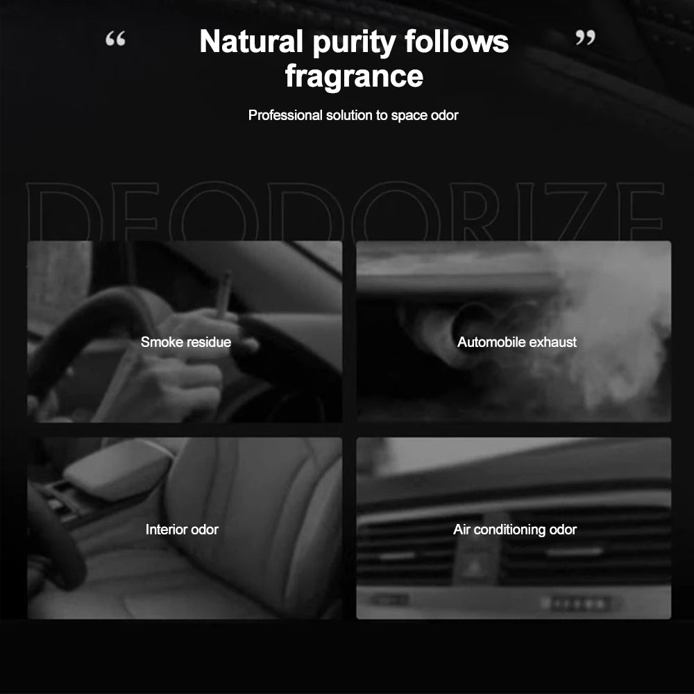 KEBIDUMEI Solar Car Air Freshener Levitation Rotating Interstellar Flavoring Perfume Deodorant Diffuser Car Interior Accessories