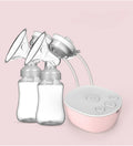 Double Electric Breast Pump USB Electric Breast Pump With Baby Milk Bottle Cold Heat Pad BPA Free Powerful Breast Pumps
