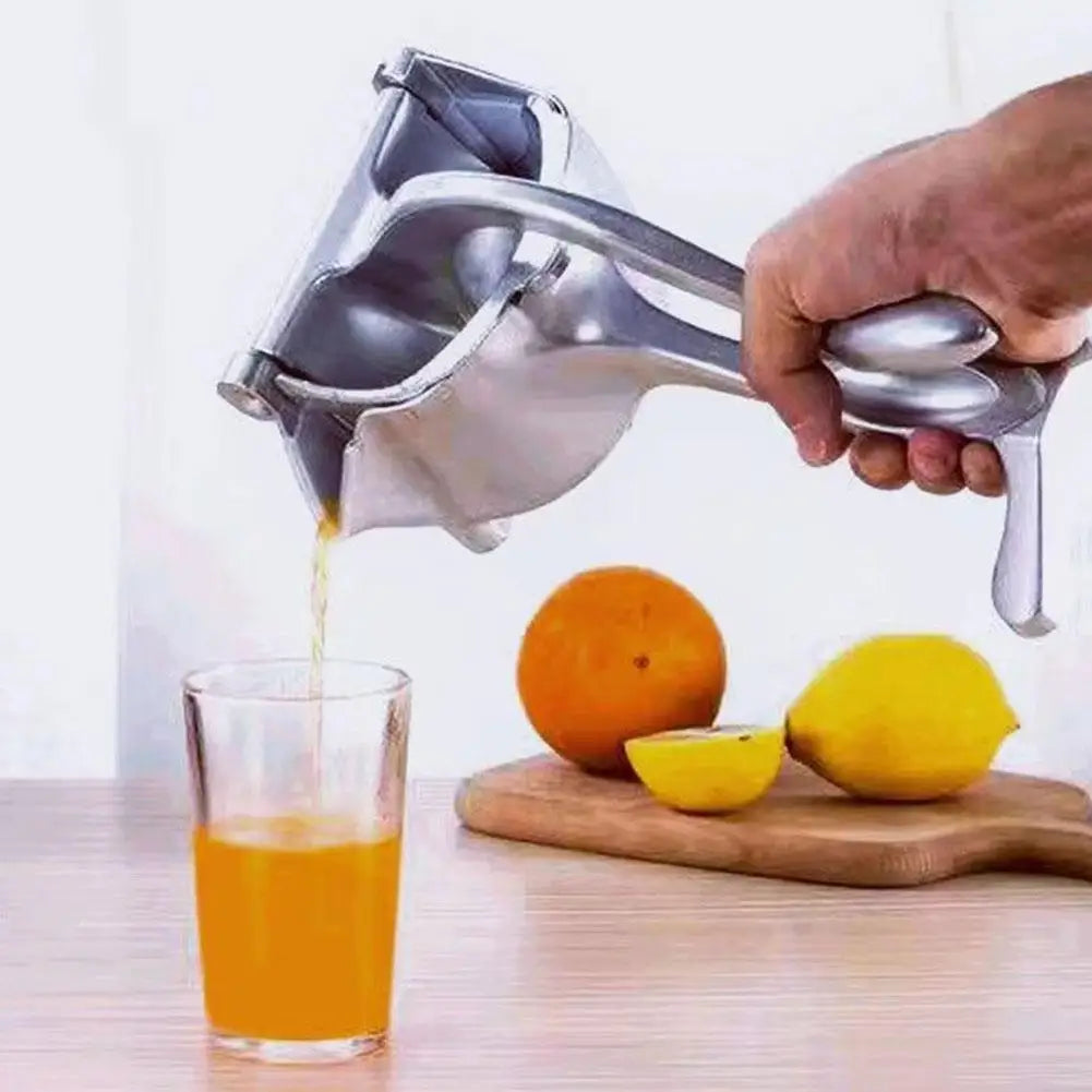 1pc Manual Juice Squeezer Aluminum Alloy Hand Pressure Juicer Pomegranate Orange Lemon Sugar Cane Juice Bar Kitchen Fruit Tool
