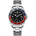 Fashion Men Business Watches Casual Silicone Band Calendar Quartz Watch Steel Wristwatch for Male Clock Reloj Hombre