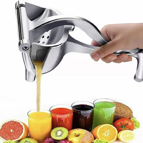 1pc Manual Juice Squeezer Aluminum Alloy Hand Pressure Juicer Pomegranate Orange Lemon Sugar Cane Juice Bar Kitchen Fruit Tool