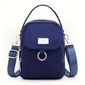 Durable Oxford Women Mini Bag 3 Layers Shoulder Bag Girls Shopping Phone Bag Lightweight Handbag Suitable For Going Out