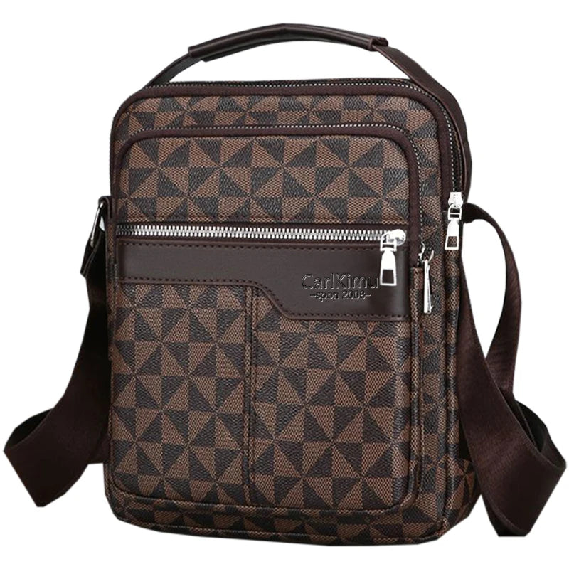 Trendy Men's Multi-color Patterned Bag Elegant Design for Daily Commute Outings High-end Practical Versatile Portable Bag