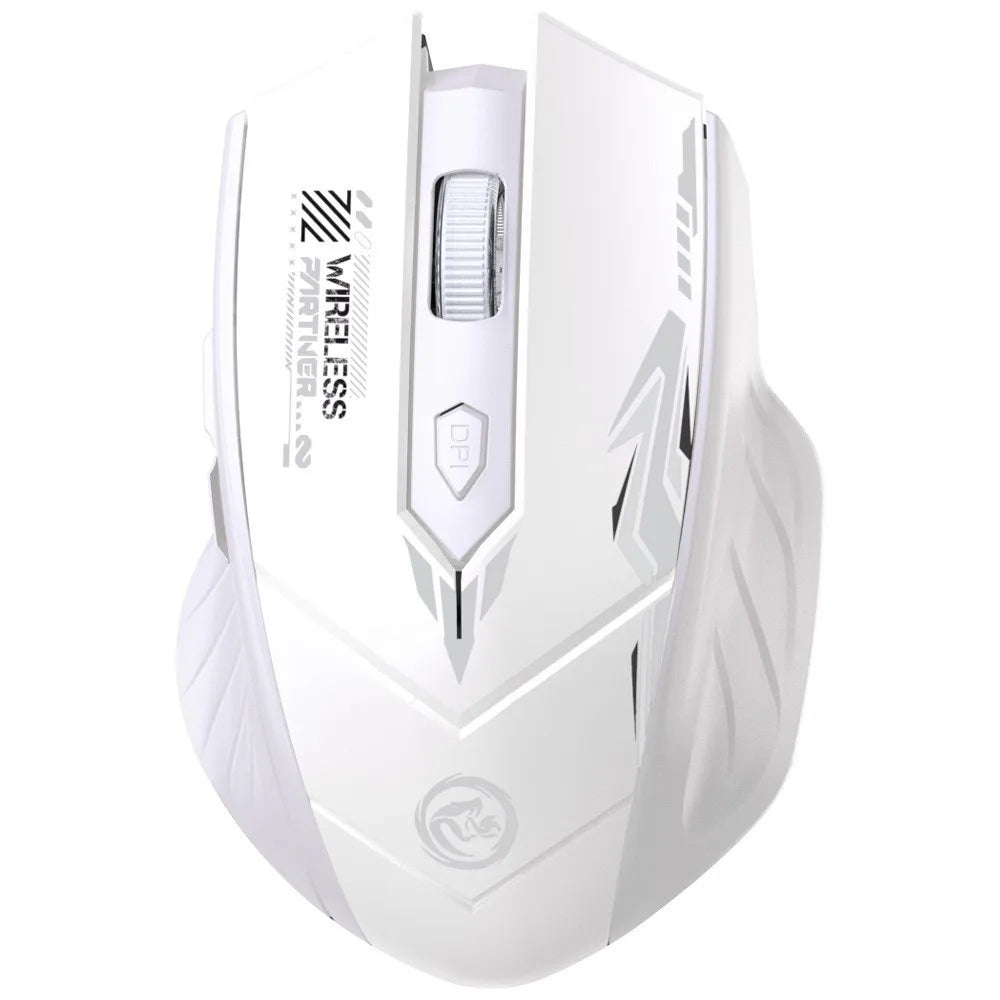 Wireless Gaming Mouse 2.4G USB Silent Mouse Dual Mode Bluetooth Rechargeable 1600DPI Mouse Computer Silent Mice for PC Laptop