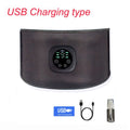 Muscle Stimulator Abdominal Toning Belt Muscle Toner Smart Abs Training Gear USB Charge Body Massager Home Gym Fitness Equipment