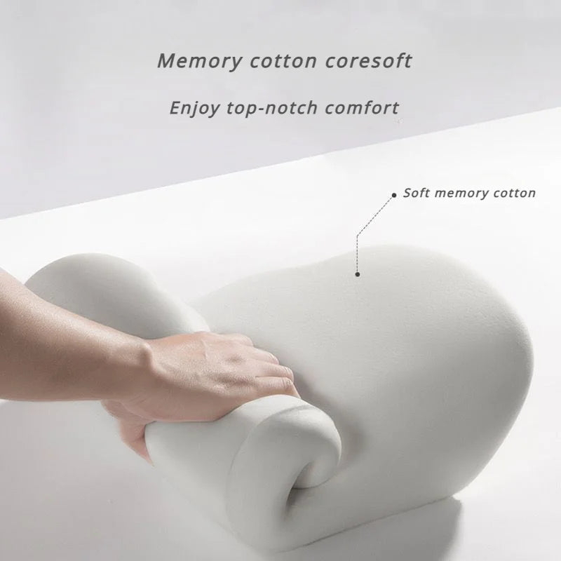 Memory Foam Office Chair Cushion with Lumbar Support,for Back Pain,Washable Cover,Computer Desk Chair Pain System