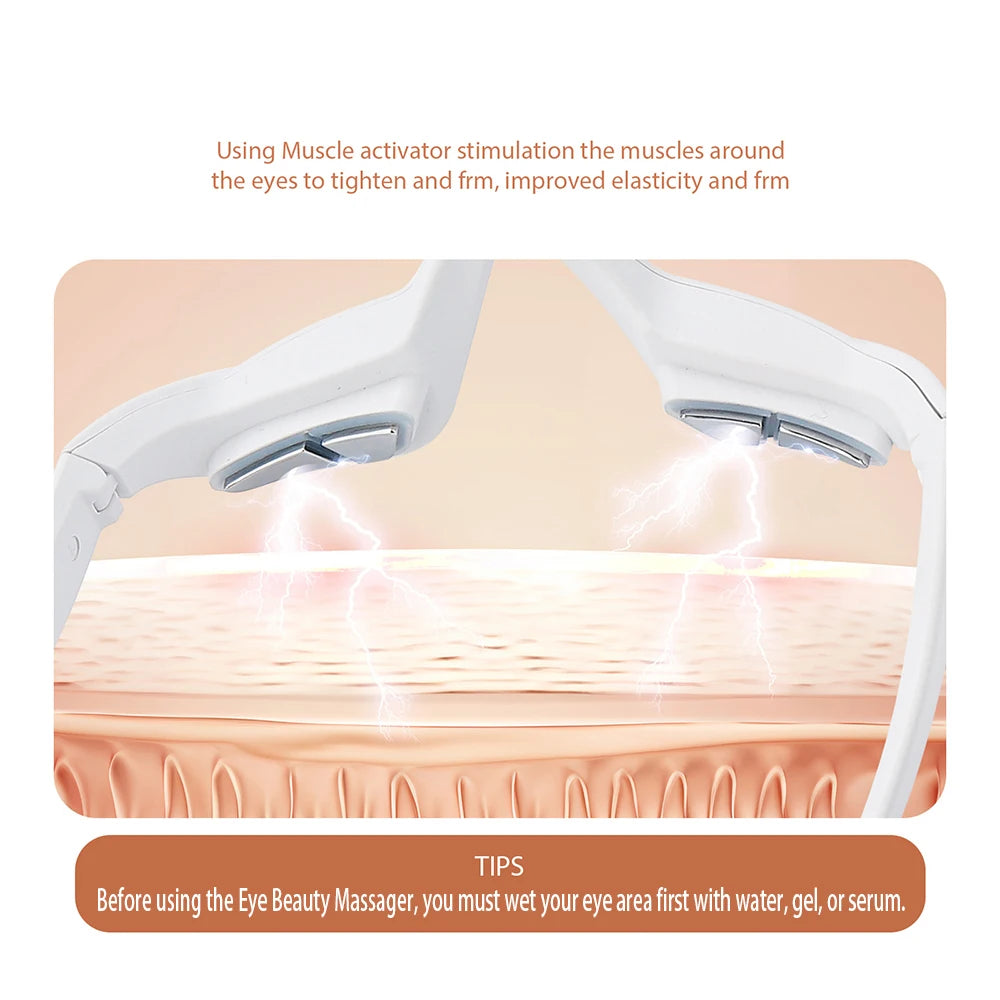 Eye Massager 3D Eyes Relax Massager Fatigue Relief Lighten Dark Circles Beauty Eye Care
