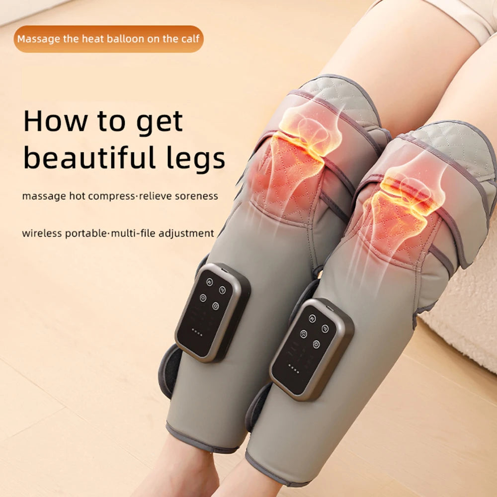 1/2PCS Cordless Knee & Calf Massager with Heat - 3-in-1, Heating & Massage Device, 2500mAh, Portable Leg Massager for Men&Women