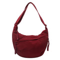 Nylon Crossbody Bags Large Capacity Korean Simplified Shoulder Bag Lightweight Solid Color Dumpling Bag Travel Sports Hobos Bag