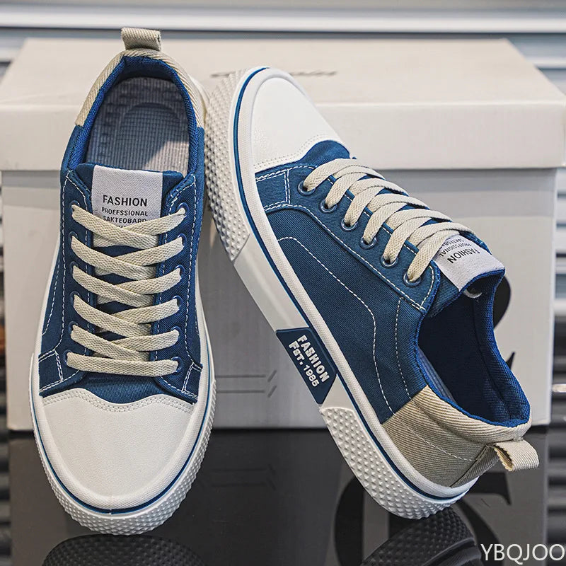 Lightweight breathable Men Shoes New Canvas Shoes Comfortable Plus Size Wear Resistant Fashionable Men Casual Sneakers