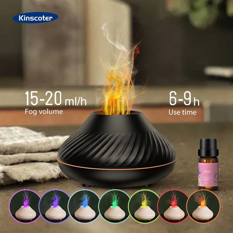 Volcano Aromatherapy Diffuser Portable Desktop Essential Oil Aroma Diffuser Home Air Humidifier Purifier/Essential Oil Set