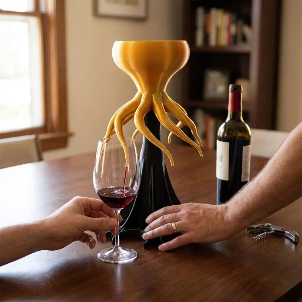 8 Holes 3D Printing Wine Distributor Novelty Multi-shot Drink Dispenser Plastic Unique Gift Liquor Shot Dispenser Kitchen