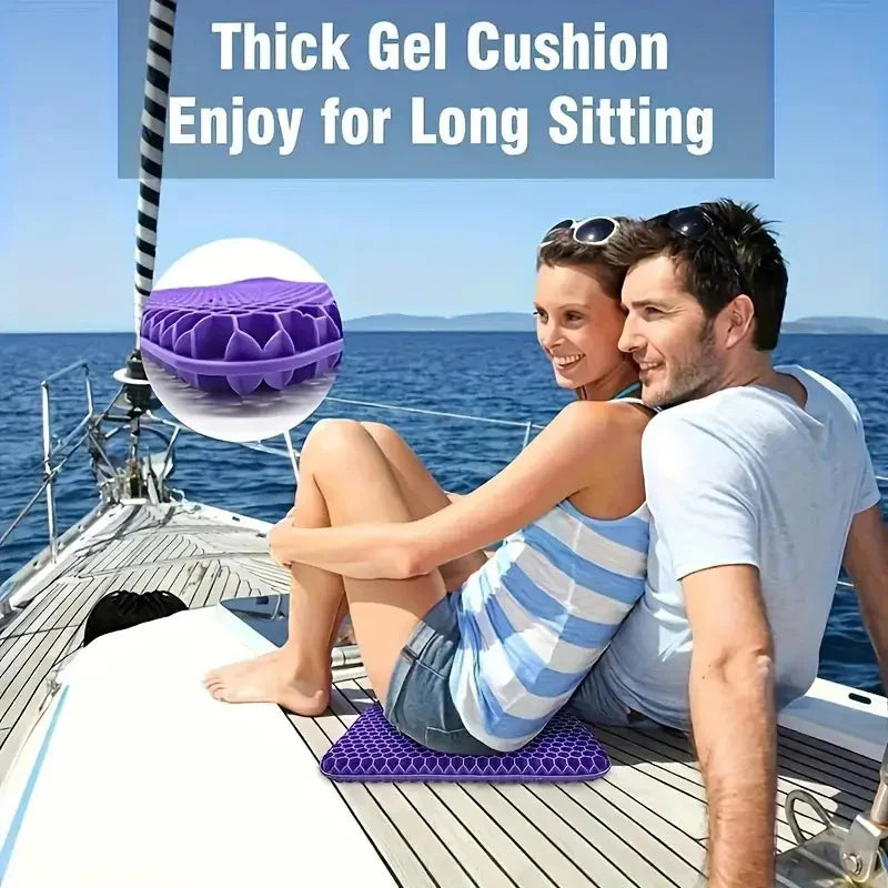 Hot Breathable Soft Silicone Sitting Cushion Summer Home Sofa Chair Office Backrest Support Pillow Cover Seat Puffs Cute Gifts